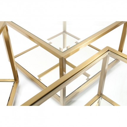 Salontafel Luigi goud (4/Set) Kare Design