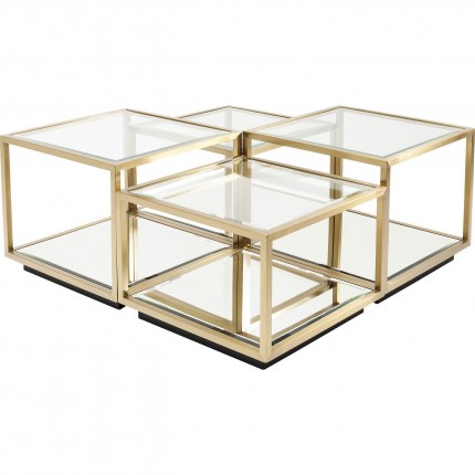 Coffee Table Luigi Gold (4/Set) Kare Design
