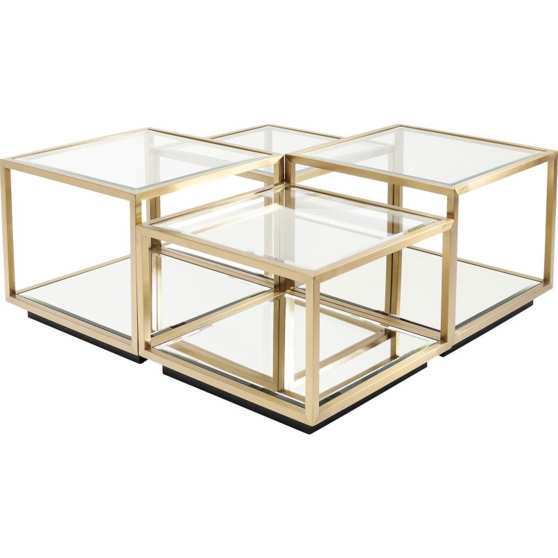 Tables basses Luigi set de 4 Kare Design