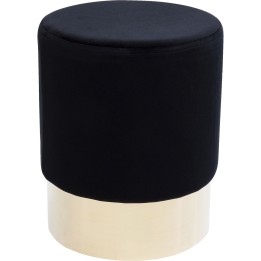 Stool Cherry Black Brass  Ø35cm Kare Design