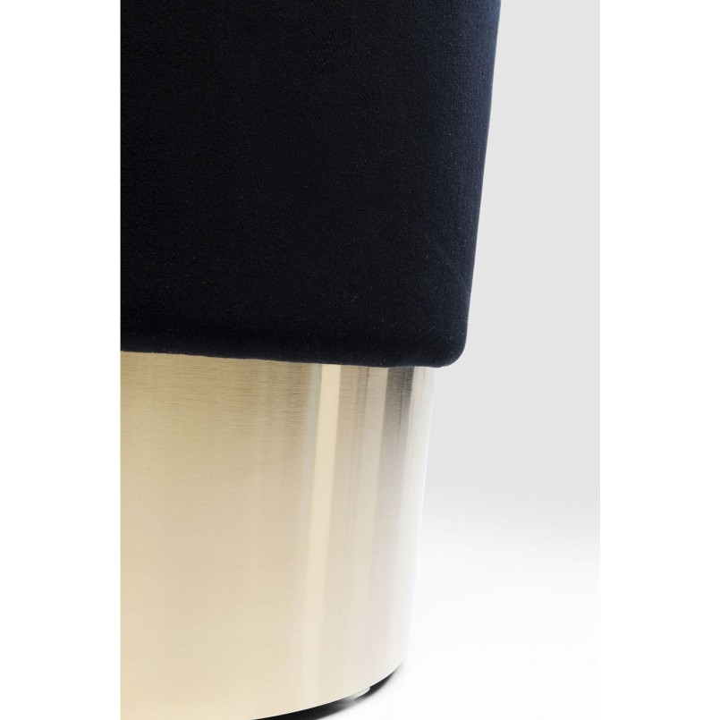 Stool Cherry Black Brass  Ø35cm Kare Design