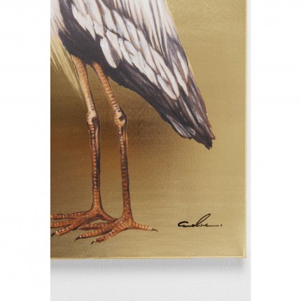 Schilderij Heron Left 70x50cm Kare Design