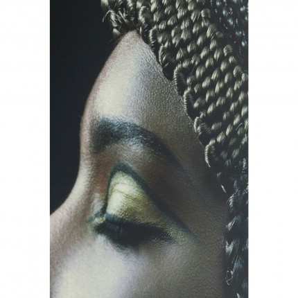 Picture Glass Royal Headdress Profile 150x100cm Kare Design