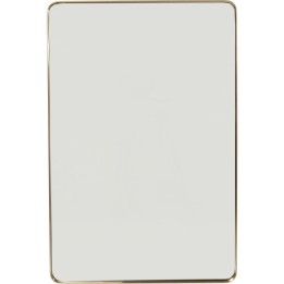 Mirror Curve Rectangular Brass 120x80cm Kare Design