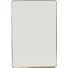 Miroir Curve rectangulaire laiton 120x80cm Kare Design
