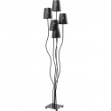 Floor Lamp Flexible Black Cinque Kare Design