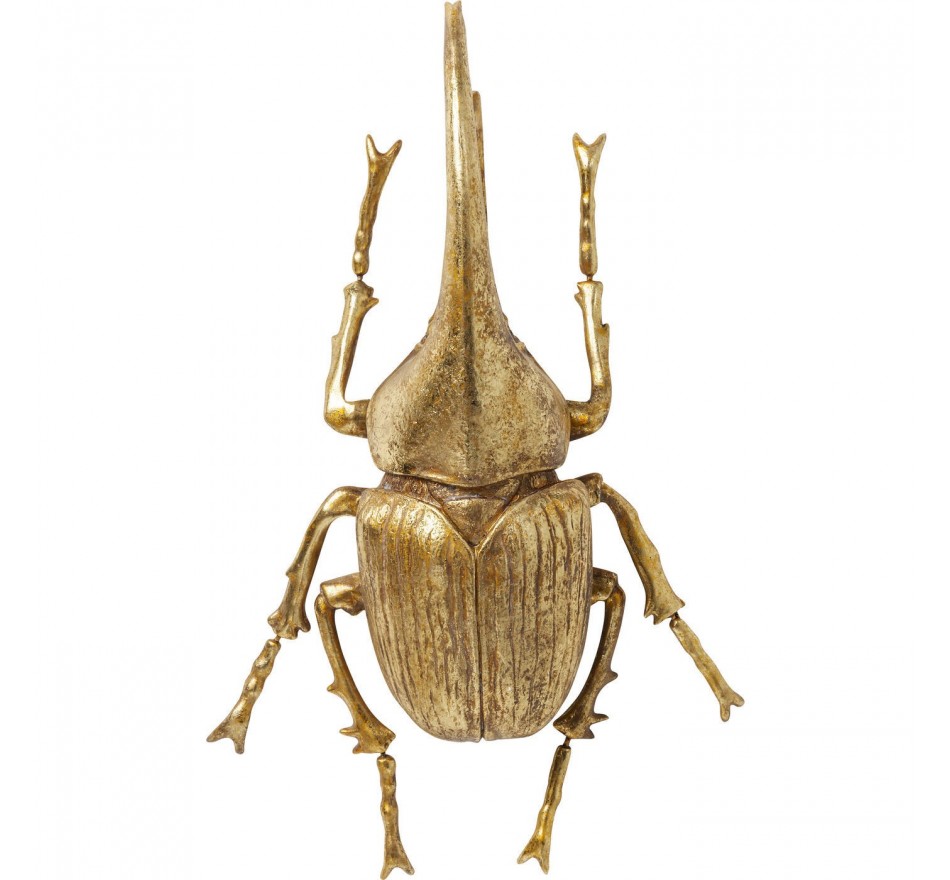 Wall Decoration Herkules Beetle Gold Kare Design