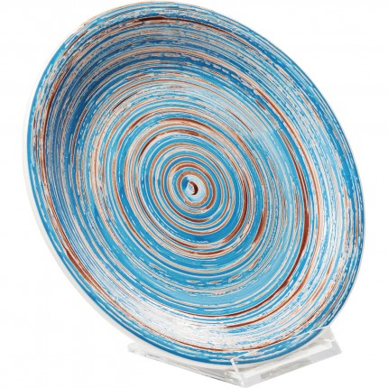 Borden Swirl Blauwe 19cm (4/set) Kare Design