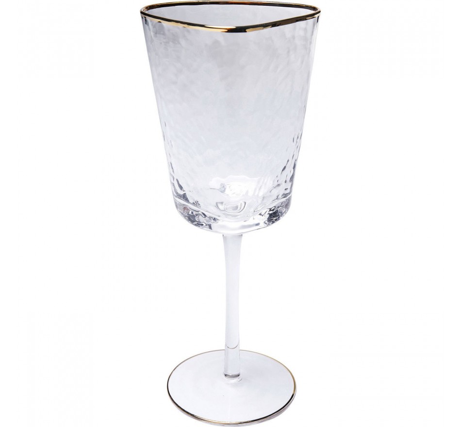 Red Wine Glass Hommage Kare Design