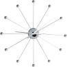 Horloge murale Like Umbrella chromée Kare Design