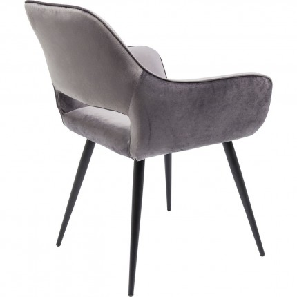 Chair with armrests San Francisco Grey Kare Design