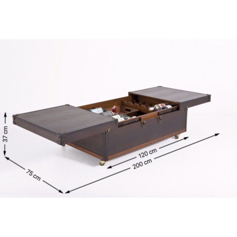 Coffee Table Bar Colonial 120x75cm Kare Design