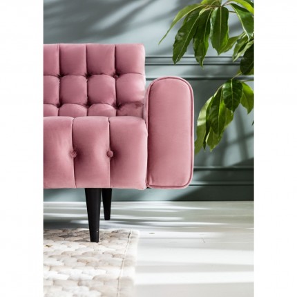 Sofa Milchbar Velvet Pink 3-Seater Kare Design