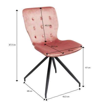Chair Butterfly Pink Kare Design