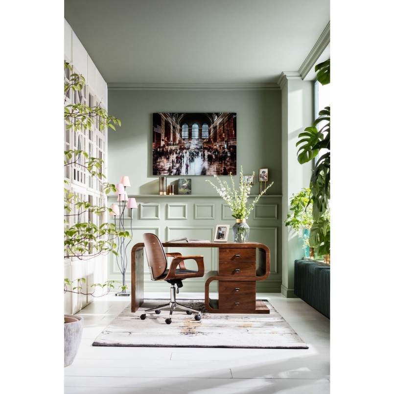 Bureau Soft Snake noyer 150x70cm