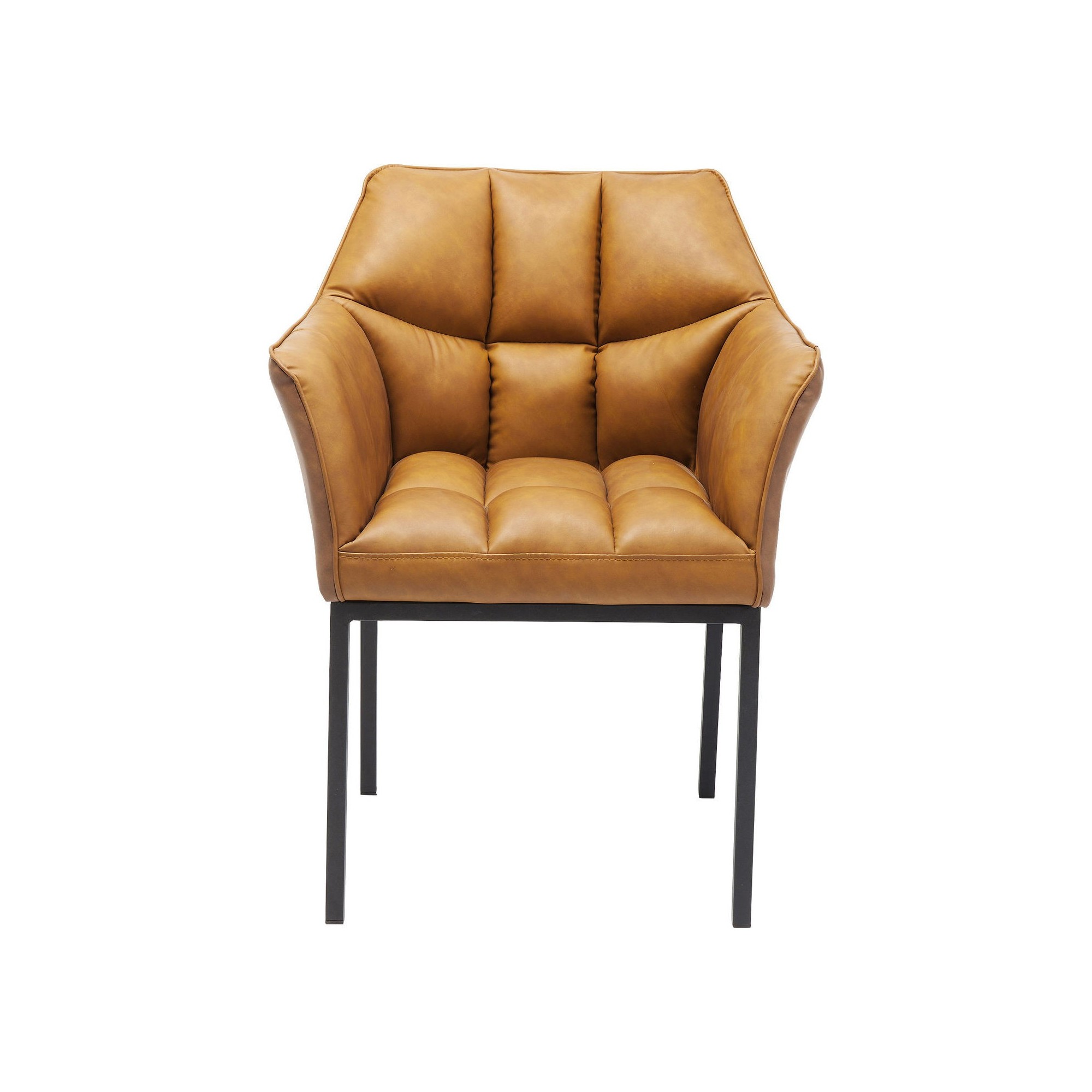 Chair with Armrest Thinktank Brown Kare Design