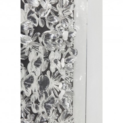 Deco Frame Silver Flower 100x100cm Kare Design