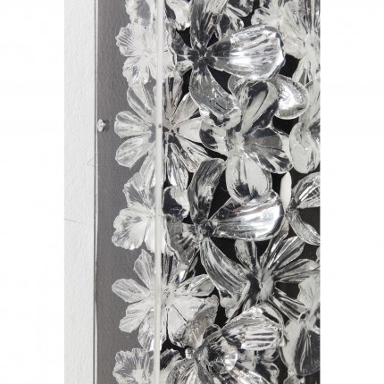 Deco Frame Silver Flower 100x100cm Kare Design
