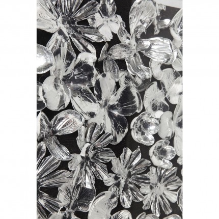 Decoratief frame Silver Flower 100x100cm Kare Design