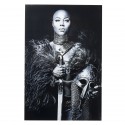 Picture Glass Lady Knight 150x100cm Kare Design