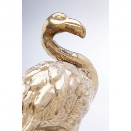 Deco Flamingo Front Gold Kare Design