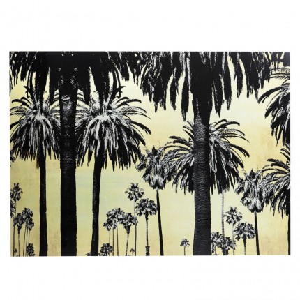 Wandfoto Metallic Palms 120x180cm Kare Design