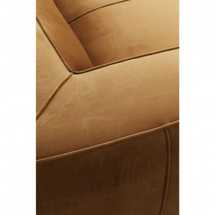 Sofa Cubetto Velvet Braun 2,5-Zits Kare Design