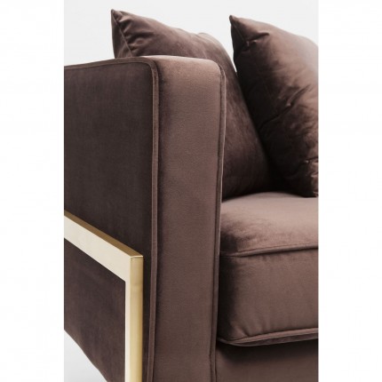 Sofa Loft Brown 3-Seater Kare Design