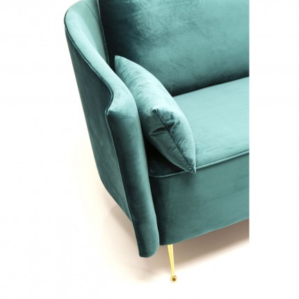 Sofa Vegas Forever Bluegreen 3-Seater Kare Design