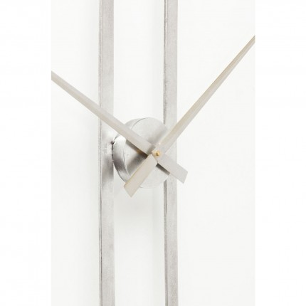 Wall Clock Clip Silver Ø60cm Kare Design