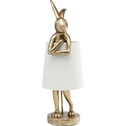 Lampe Animal Lapin doré Kare Design