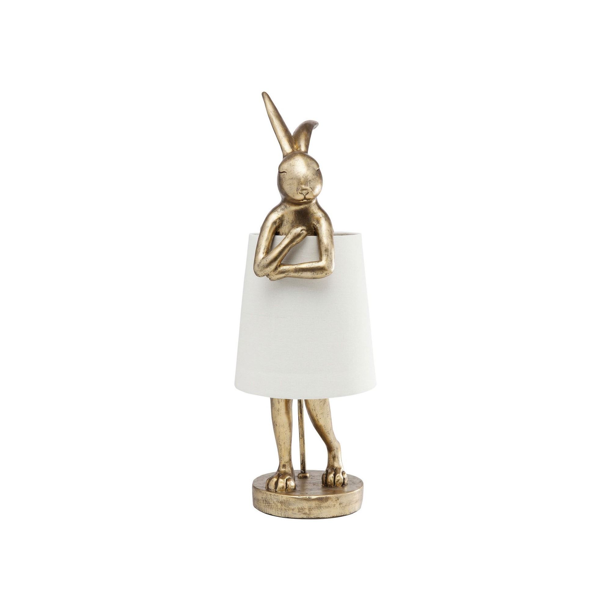 Lampe Animal Lapin doré Kare Design