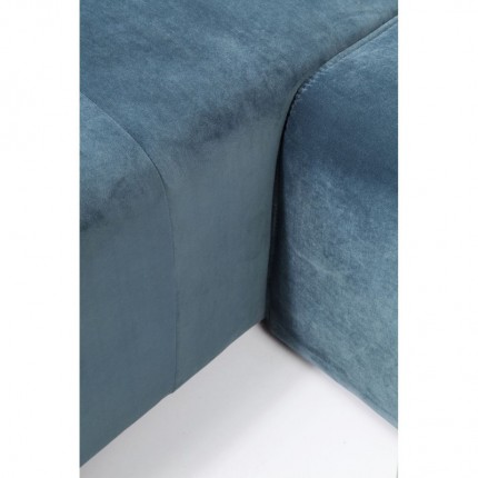 Sofa Infinity Velvet Ocean Left Kare Design