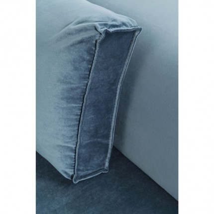 Canapé d'angle Infinity gauche velours océan Kare Design