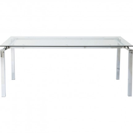 Table Lorenco Chrome 180x90cm Kare Design