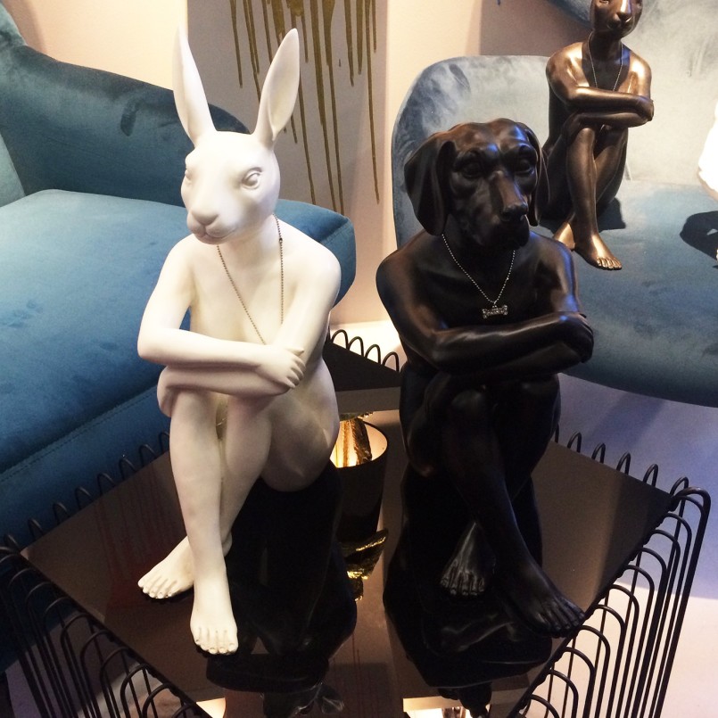 Déco Gangster lapin blanc Kare Design