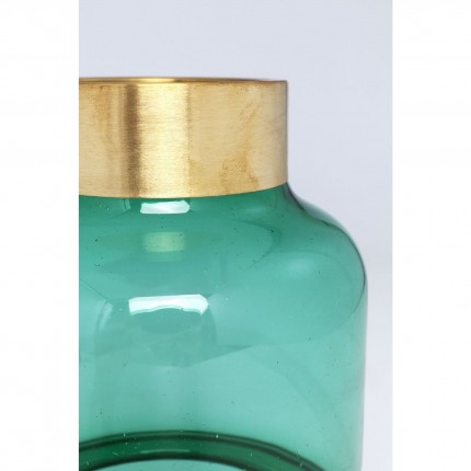 Vase Positano Belly Green 28cm Kare Design