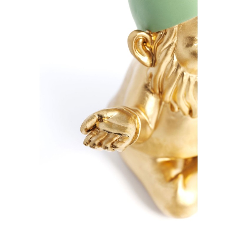 Déco nain doré zen 19cm Kare Design