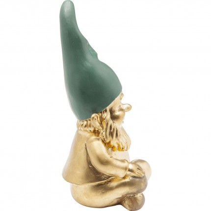 Deco gnome Sitting gold Kare Design