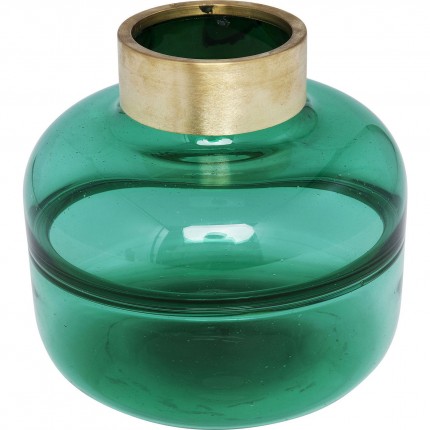 Vase Positano Belly Green 21cm Kare Design