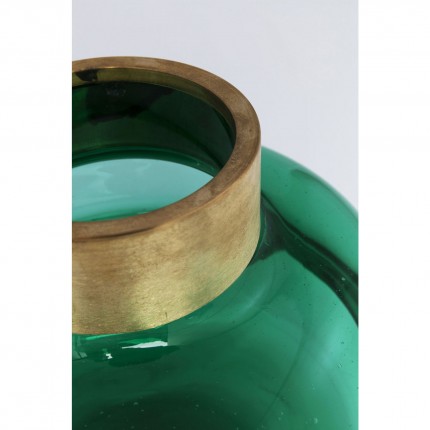 Vase Positano Belly Green 21cm Kare Design