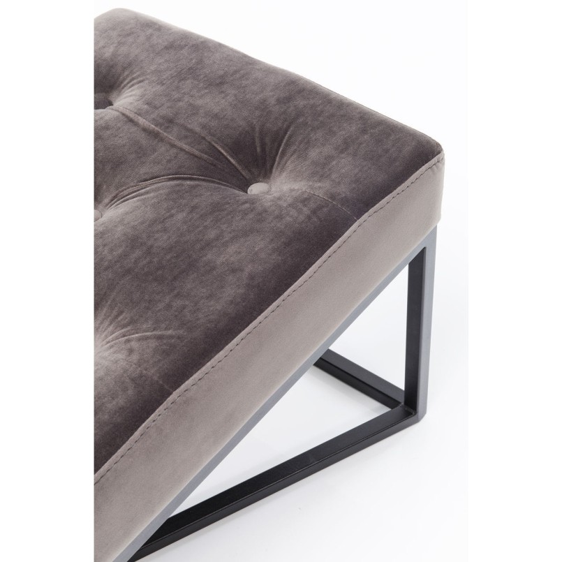 Banc Crossover gris 150x40cm Kare Design