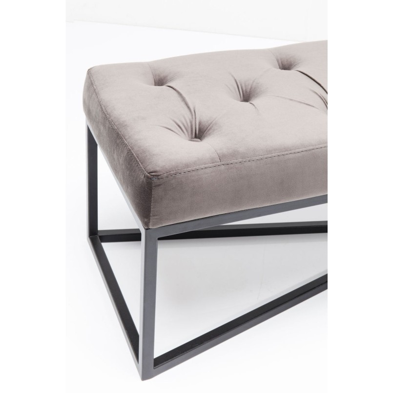 Banc Crossover gris 150x40cm Kare Design