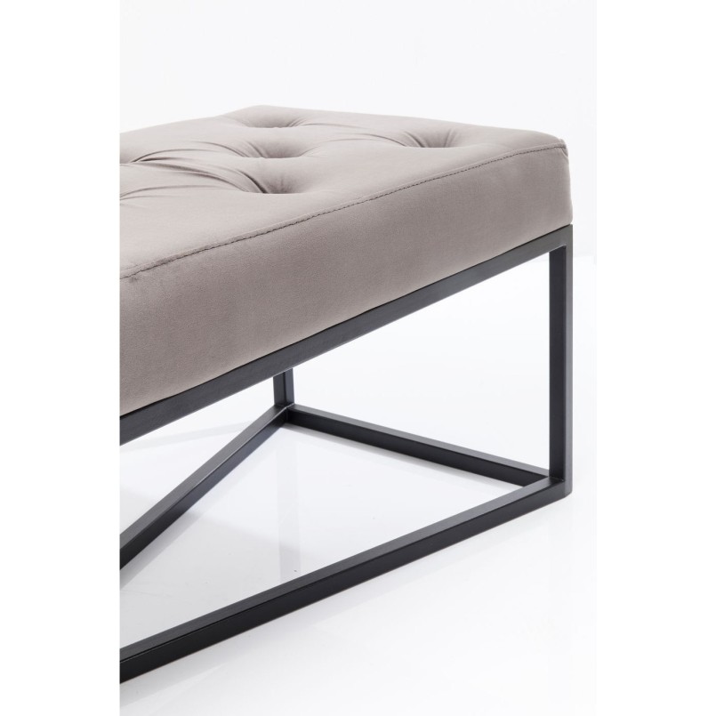 Banc Crossover gris 150x40cm Kare Design