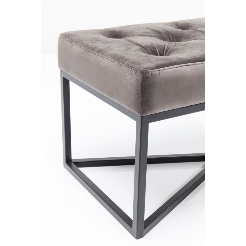 Banc Crossover gris 150x40cm Kare Design