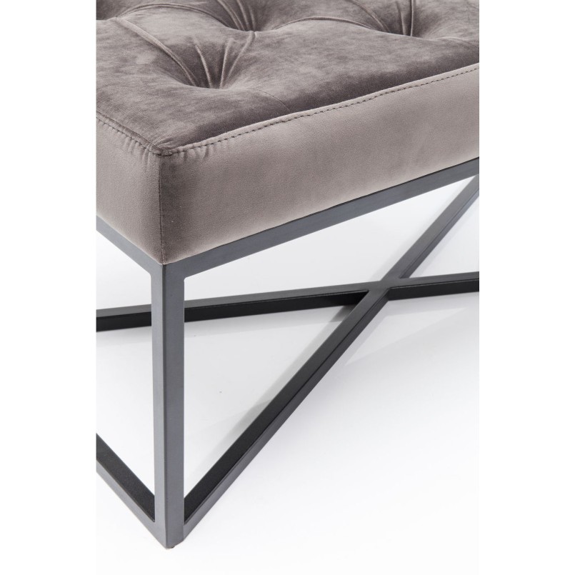 Banc Crossover gris 150x40cm Kare Design