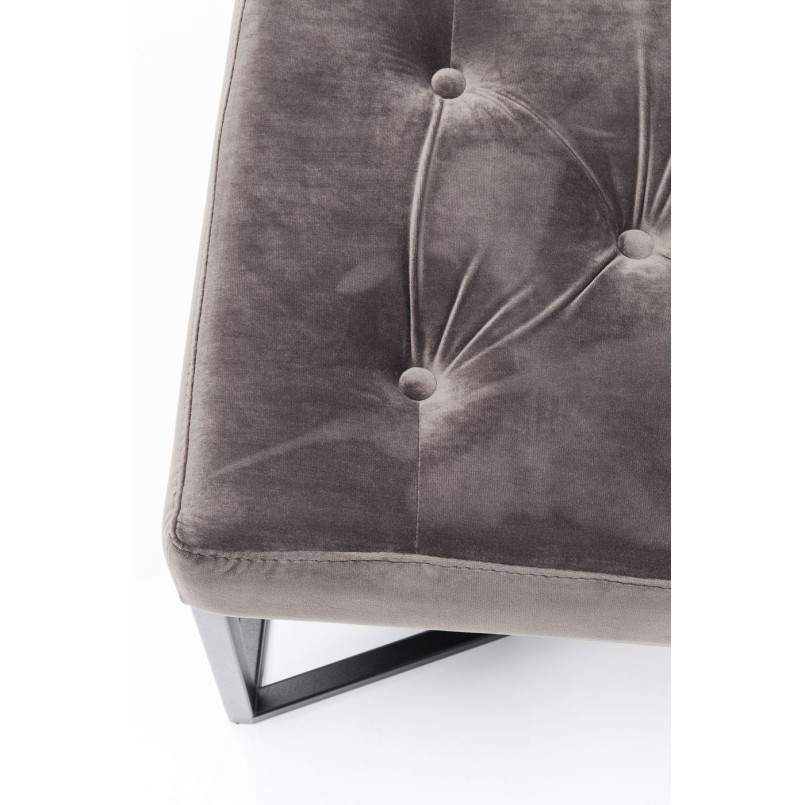 Banc Crossover gris 150x40cm Kare Design