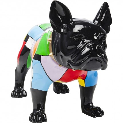 Déco chien bulldog colore 60cm Kare Design