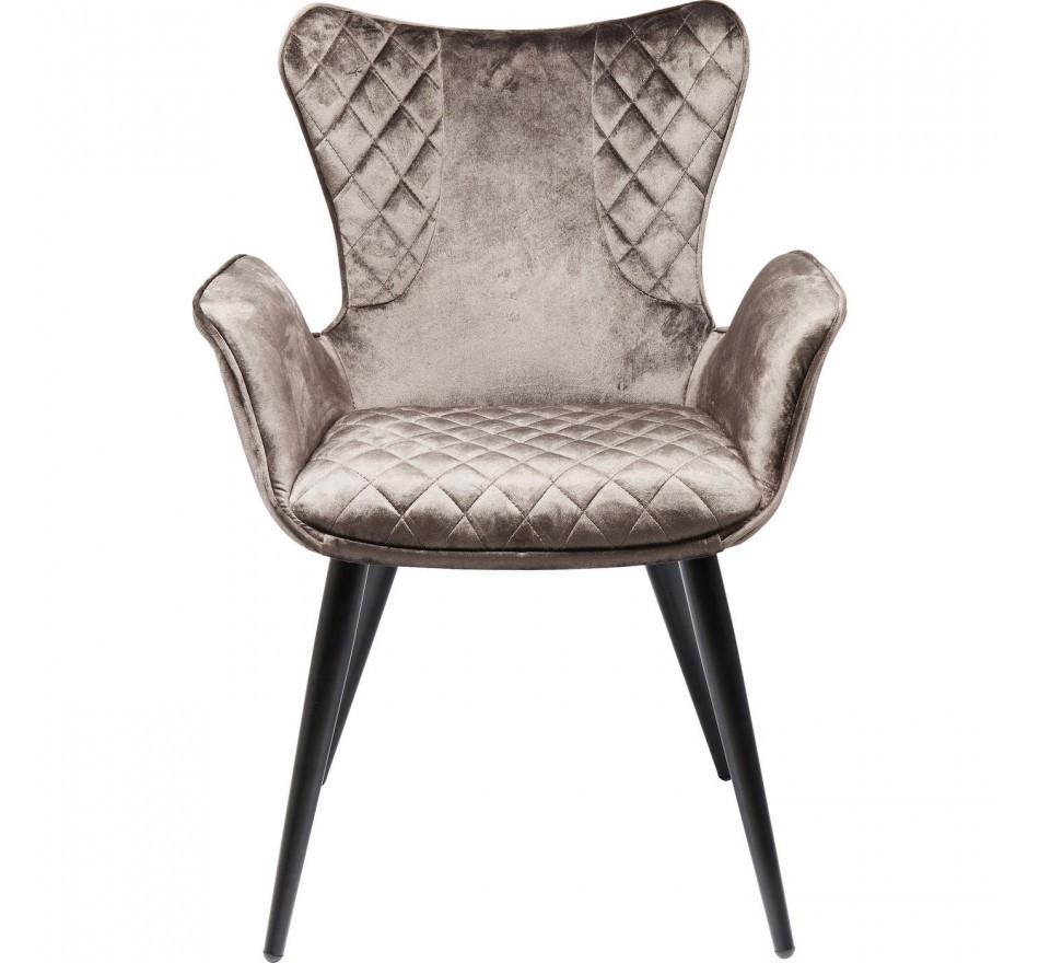 Stoel met armleuningen Dream bruin Kare Design