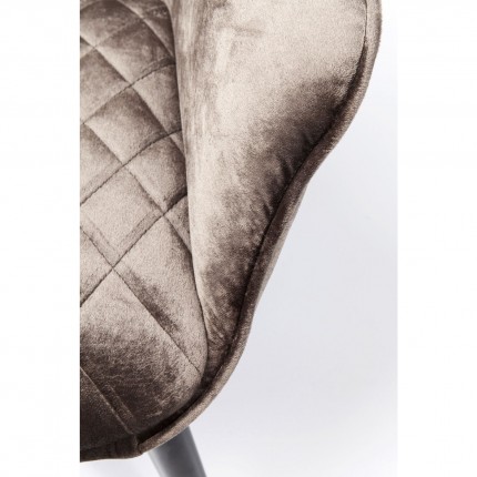 Chaise avec accoudoirs Dream marron Kare Design